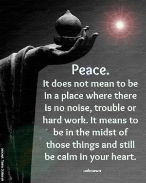Peace... one of my favorites