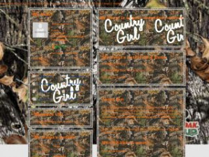 Country Girl Camo - Camo Country Girl MySpace Layout Preview