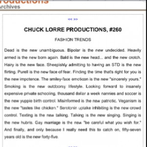 Chuck Lorre Vanity cards crack me up. They also make me think I should ...