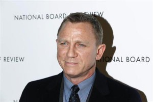 British actor Daniel Craig arrives to attend the National Board of ...
