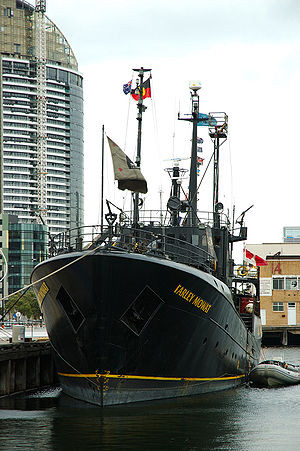 Farley Mowat at Docklands, Melbourne, Australia.jpg
