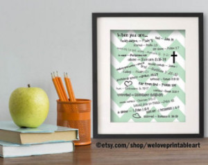 ... Quotes - Christian Art - Wall Art - Printable Sign - Quote Poster