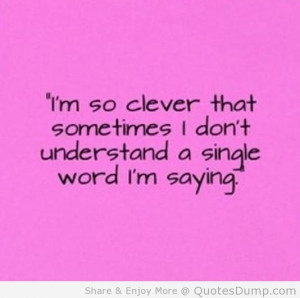 Clever quotes for Facebook