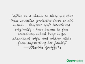 Martha Griffiths