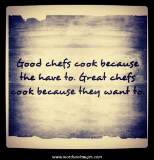 Famous Chef Quotes and Sayings