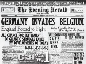 August 1914 – Germany Invades Belgium – World War I - C3i Ops ...