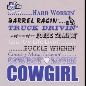 Cowgirl at heart*