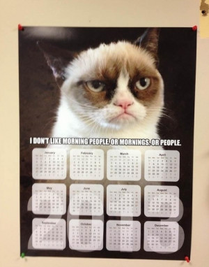Grumpy Cat Calendar