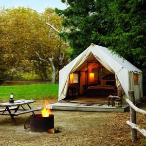 My idea of camping…