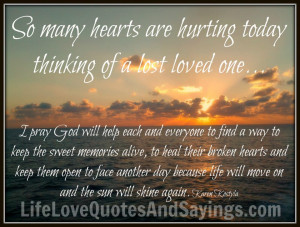 Prayer Quotes For Loss Of Loved One A lost loved one..i pray