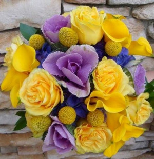 Flower bouquet via Carol's Country Sunshine on Facebook