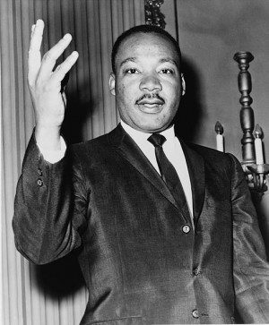 Martin Luther King Jr. in 1964, four years before he assassinated. The ...