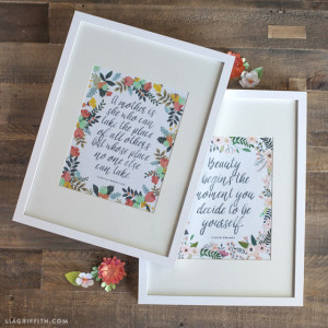 Inspirational Quote Art for Mother's Day or Any Day - Lia Griffith