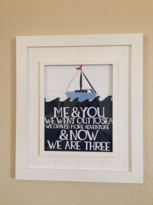 Nautical Nursery Decor by TheSaltyTurtle on Etsy - lots of adventure!