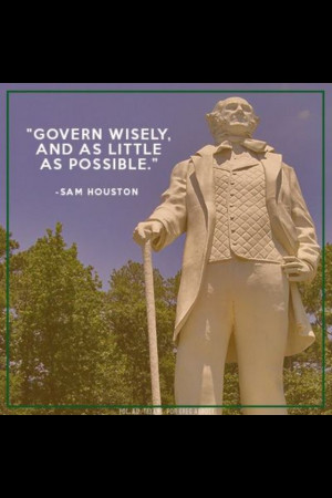 Sam Houston quote