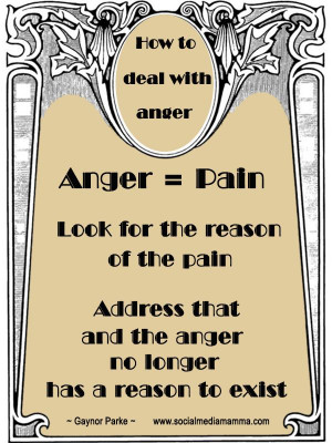 ... quotes How to deal with anger www.socialmediamamma.com Inspiring quote