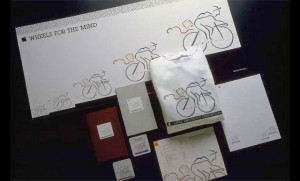 Wheels for the Mind promotional items (photo: Clement Mok)