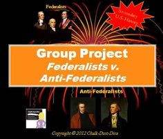 Federalists V Anti-Federalists Group Project & Review Game (U.S ...