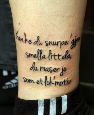 Norwegian movie quote by Mythos-Tattoo