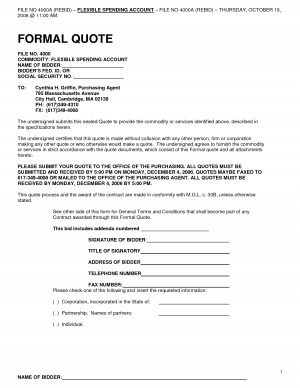 FORMAL QUOTE by Levone