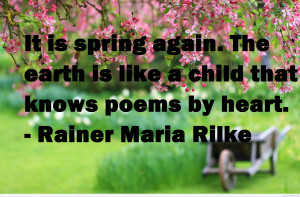 It is spring quote