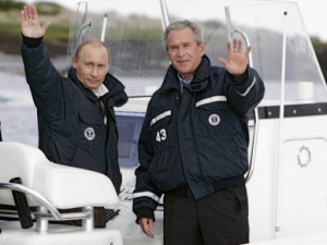 , former President George W. Bush describes how the pair hosted Putin ...