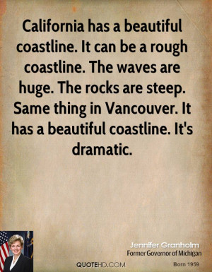 ... steep. Same thing in Vancouver. It has a beautiful coastline. It's