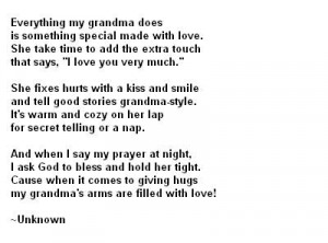 Pin Poem For Grandparents ...