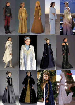 Padme's outfits--and that's just one movie