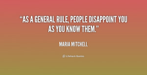 When People Disappoint You Quotes