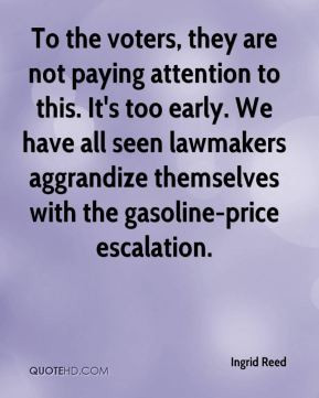 ... lawmakers aggrandize themselves with the gasoline-price escalation