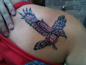 Native American Raven Tattoo