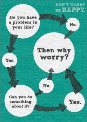 Don't worry, be happy. Flow chart.