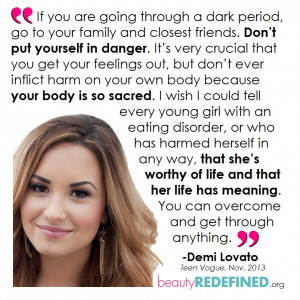 Demi Lovato Body Image Beauty Redefined