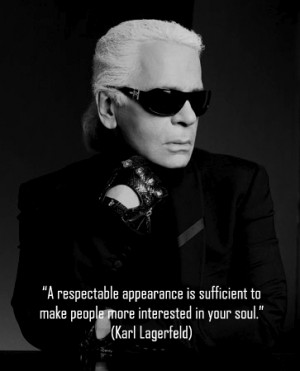 karl lagerfeld jogging pants quote