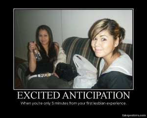Excited Anticipation - Demotivational Poster