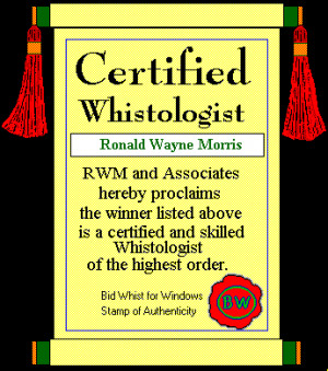 Whistologist Defined for Bid Whist