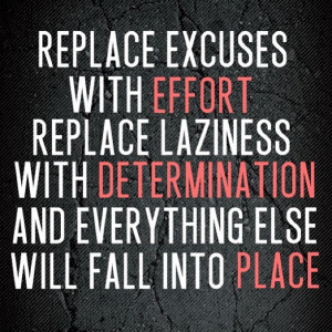 Quotes with Images - Consistent - Photos - Pictures - Replace excuses ...