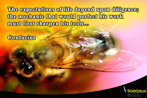 The expectations of life depend upon diligence; the mechanic that ...
