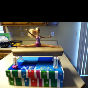 Gymnastics Valentine's Box