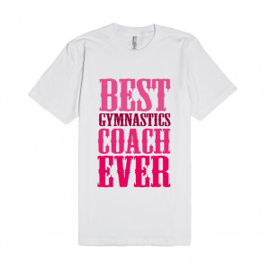 Description: Cute gymnastics coach saying quote text design in pink ...