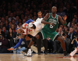 ... player didn’t talk trash about Carmelo Anthony’s wife at MSG