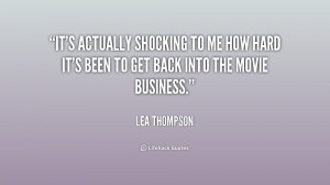 Lea Thompson Quote