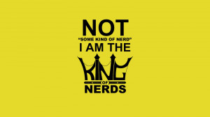 Quotes Nerd Wallpaper 1600x900 Quotes, Nerd, King, Typography, The ...