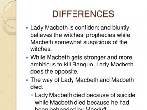 Lady Macbeth and Macbeth Essay