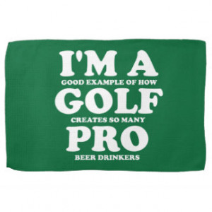 Im a Golf Pro golf towel