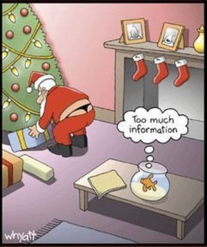 Hilarious Santa Cartoon LOL! Funny Xmas Pic!