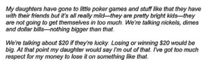 Gambling focus group parent quotes 2