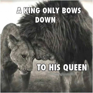 His queen