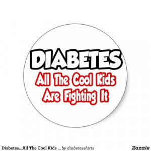 Diabetes. Such an uplifting way of thinking!